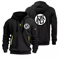 Sudadera con capucha de moda con estampado de dibujos animados de Anime Wukong, jersey cómodo diario, camisa deportiva informal versátil