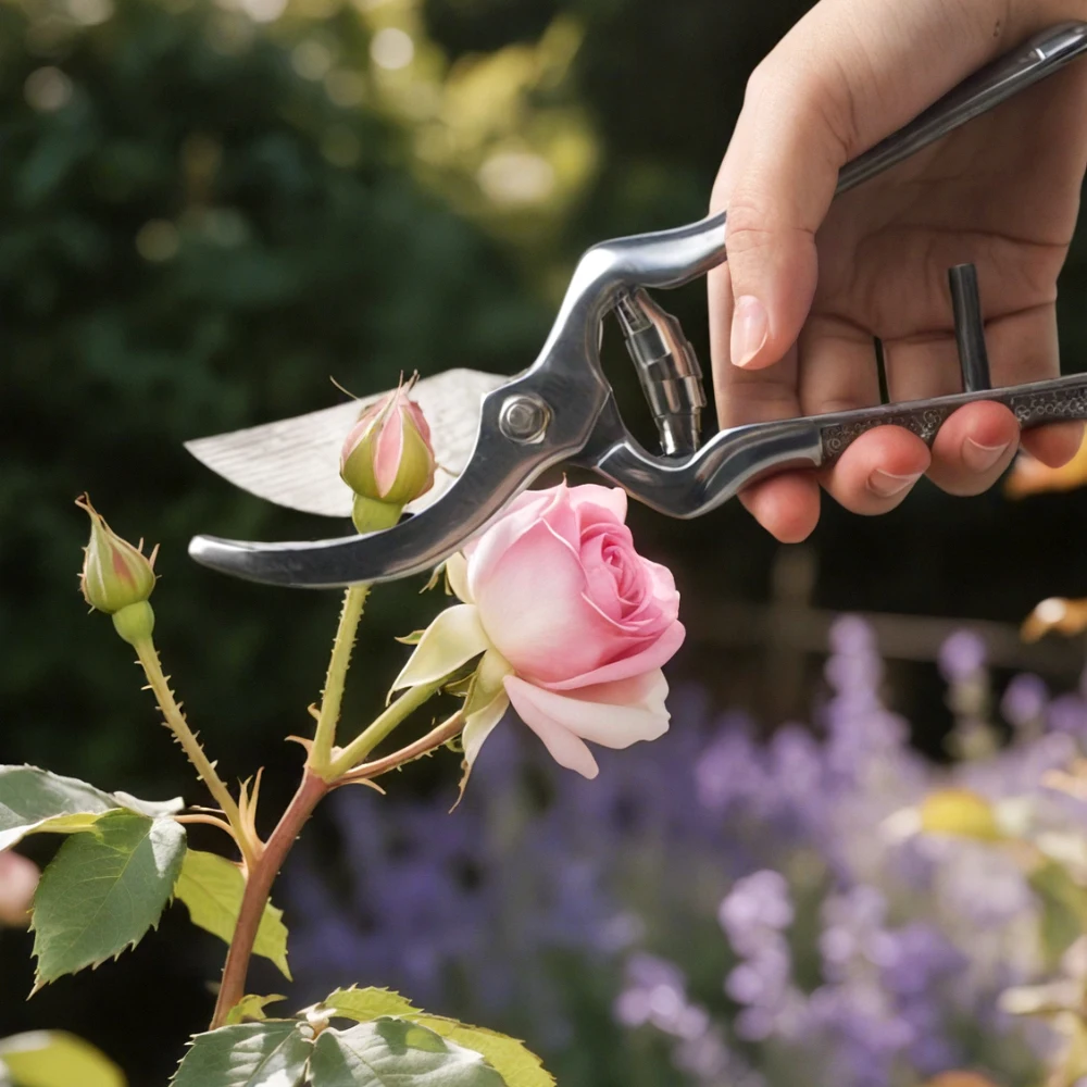 

Professional Pruning Shears Forged High Carbon Steel Bypass Garden Scissors Sharp Tree Shrub and Flower Pruning Shears