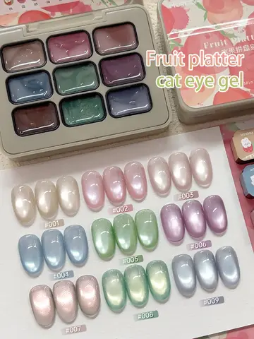 Cat Eye Manicure Magnetic Gel 9 Colors Reflective Cat Eye Magnetic Nail Gel Soak UV LED Gel Salon Female Nail Art Tools Fashion Holographic Manicure