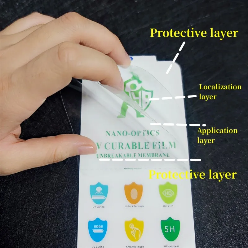 

UV Screen Protector For Samsung Galaxy S24 Ultra s23u HD Hydrogel Film For Sam S25 Ultra Note20u Flexible TPU Screen Protector