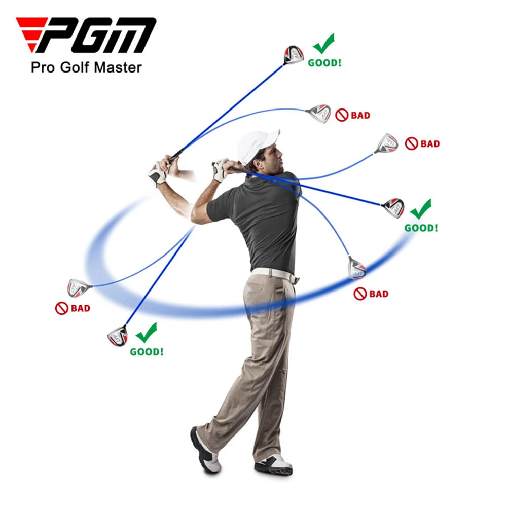 PGM Golf Swing Stick Lady Beginner Training Supplies Hand Swing Club Trainer Men Soft Practice Stick Simulation Real Clubs