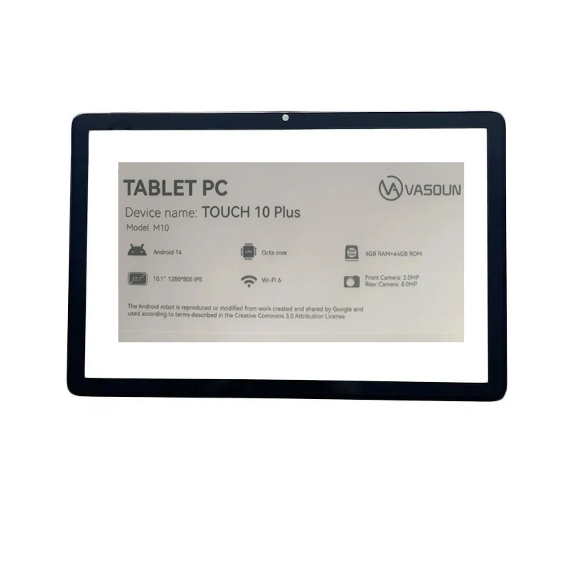 10.1 INCH Touch Screen for VASOUN Touch 10 Plus Model M10 Tablet 10.1 INCH Touch Screen for VASOUN Touch 10 Plus Model M10 Tablet