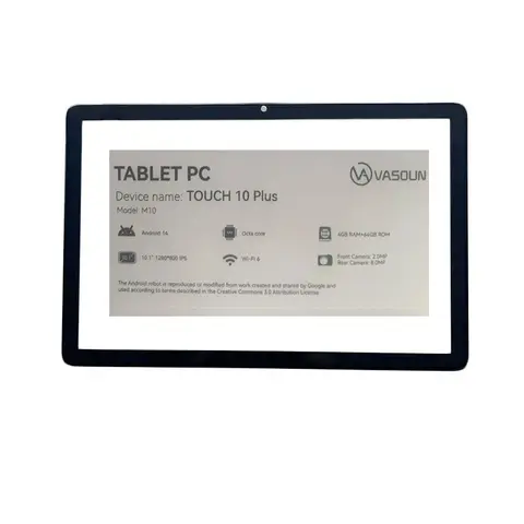 10.1 INCH Touch Screen for VASOUN Touch 10 Plus Model M10 Tablet External Capacitive Panel Digitizer Glass Sensor Replacement