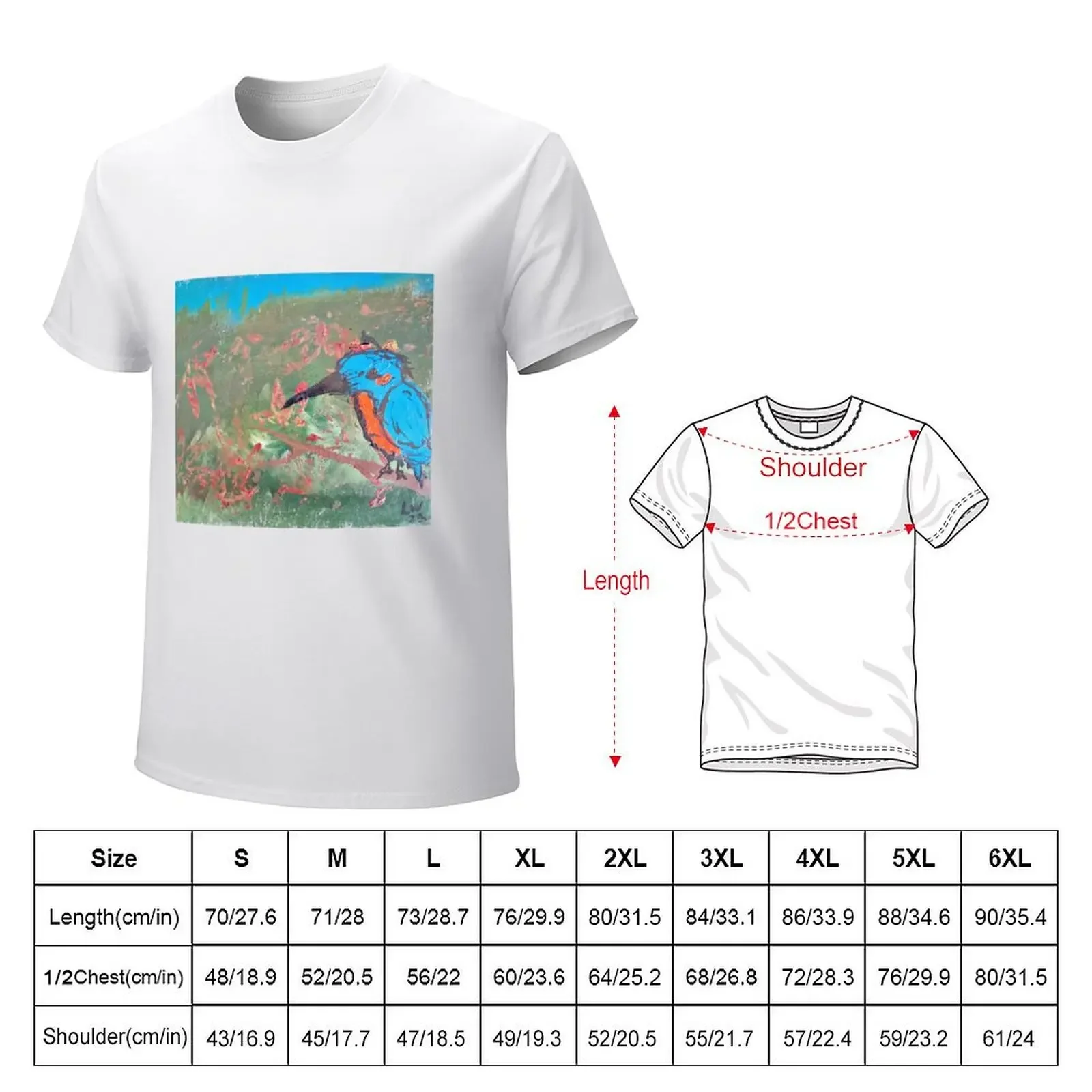 Kingfisher autumn T-Shirt for a boy heavyweights boys animal print men workout shirt