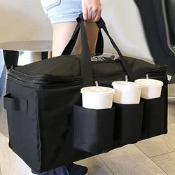 Borsa termica per la consegna degli alimenti borsa termica per la ristorazione, borsa per la spesa isolata borsa da Picnic borsa per la consegna dello scaldavivande