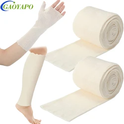 10M cotone tubolare Stockinette garza rotolo tubolare braccio calza gamba elastica Stockinette tubi compressione tubo manica fasciatura