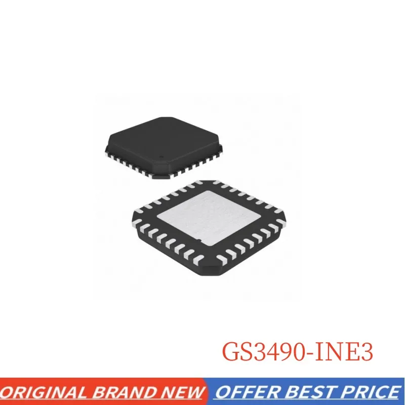 

New Original Authentic GS3490-INE3 GS3490-INTE3 QFN-32 3G-SDI Configurable Adaptive Cable Equalizer/Cable Driver Chips