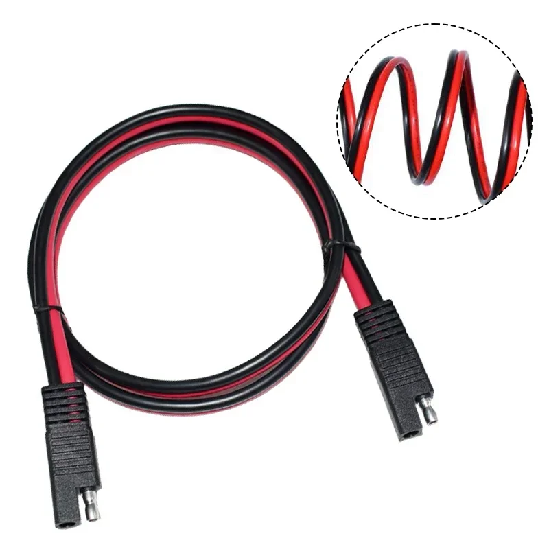 

Удлинительная линия 12AWG SAE, двойной мужской солнечный удлинительный кабель 100 см для гибкости, подключения различных устройств