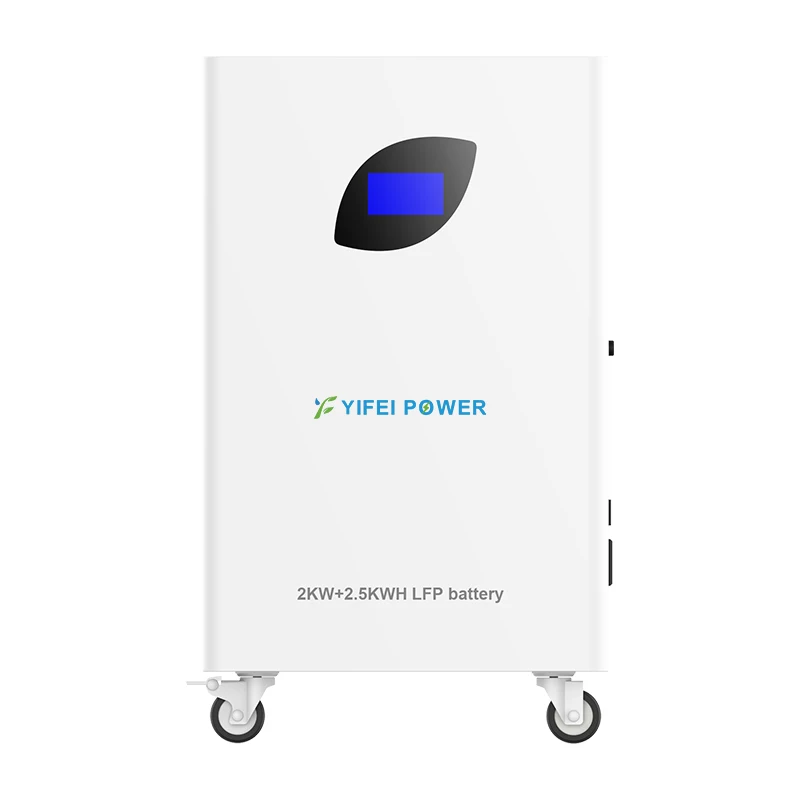 Solar Energy Storage System for Home Hybrid Grid Backup Power Battery 2560wh 25.6V 2000W Lifepo4 5A All-in-one 20V 2 Years 38kg