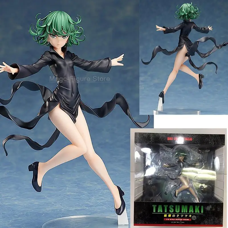 Anime One Punch Man Senritsu Shuddering Tatsumaki Action Figure Collectable Model Toys For Christmas Gifts 23cm