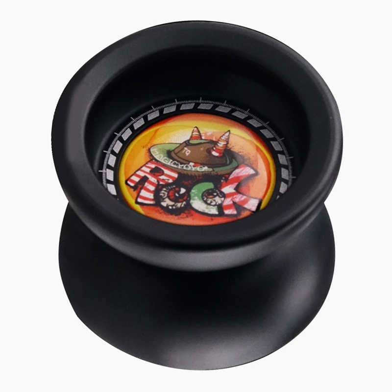 

Magicyoyo T9 Alloy Aluminum High Precision Bearing Yoyo Black Yoyo Ball For Beginners Yoyo Toy Long Spin With Crystal Stickers