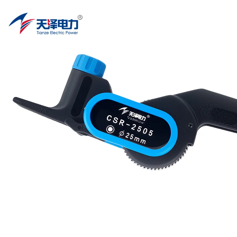 Herramienta de pelado de cortador eléctrico de CSR-2505, pelador de chaqueta de Cable de tira de funda exterior de grado Industrial DIY con soporte OEM y ODM
