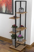 6 Layers Flower Stand Rack Storage Shelf Iron Plant Holder Home Garden Flower Pot Organizer Living Room Balcony Storage Rack