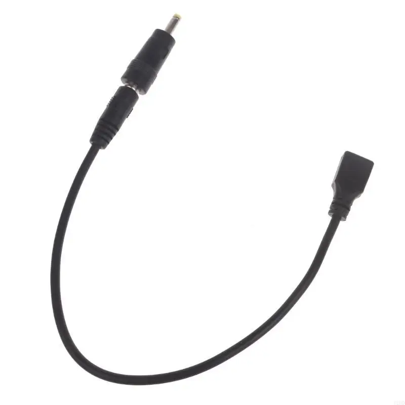 J1HD Micro USB to 5.5x2.1mm Adapter Cable Set for LED Lights Speakers Cameras 27CM