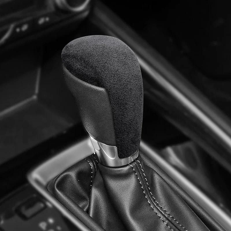 

For Mazda Axela, Atenza, CX3,CX4,CX5,CX8 2019 2020 Interior Suede Decoration Car Gear Stick Shifter Sheath Shell Cover