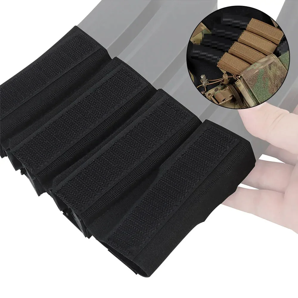 Chest Rig Insert Magazine Pouch Panel Tactical Chest Hanging Inner Liner 4 Slot MP5/MP7 Hook Fasteners Hunting Vest Accessory