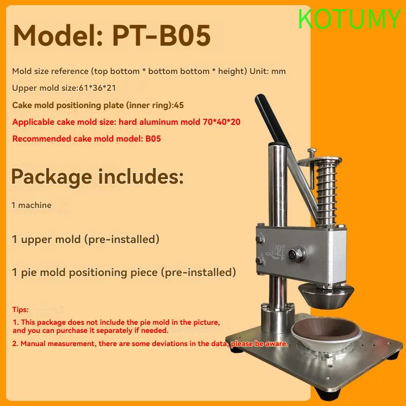 Commercial Tartlet Forming Machine Manual Egg Tart Maker Baking Press Shape Machine Stainless Steel Snack automate