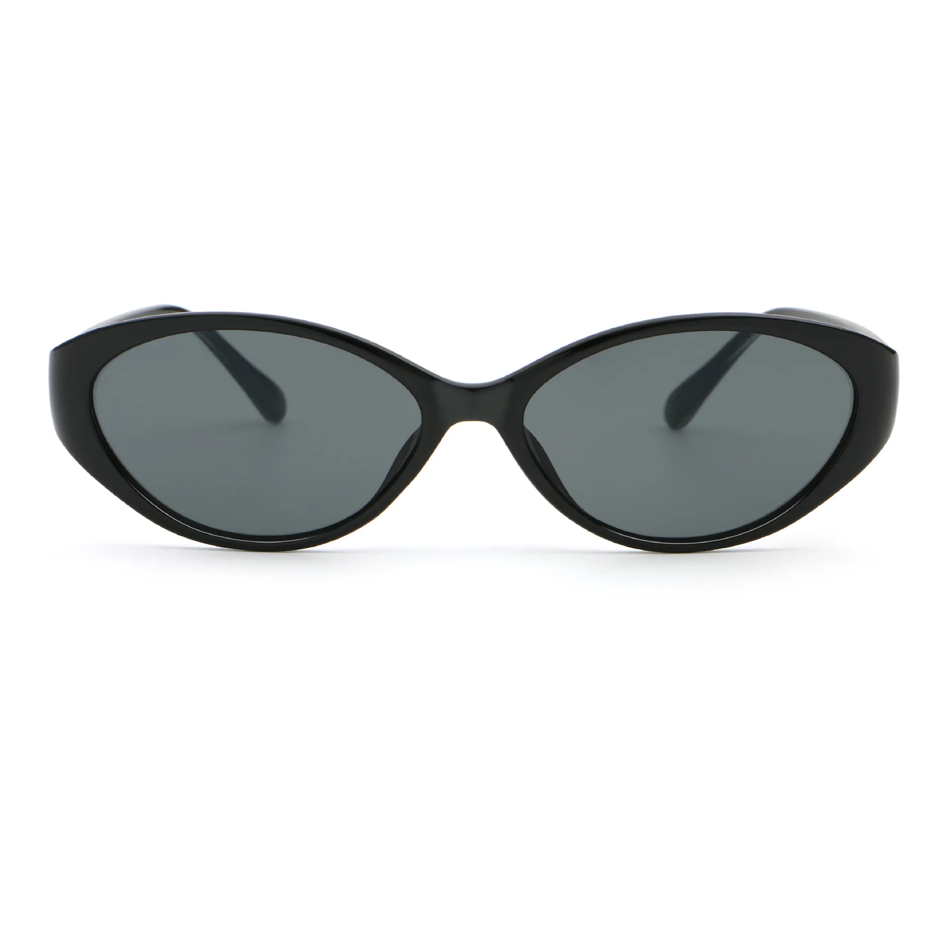 Unisex Cat-eye Oval-shaped Sunglasses European and American Style Propionic Acid Pin Sunglasses