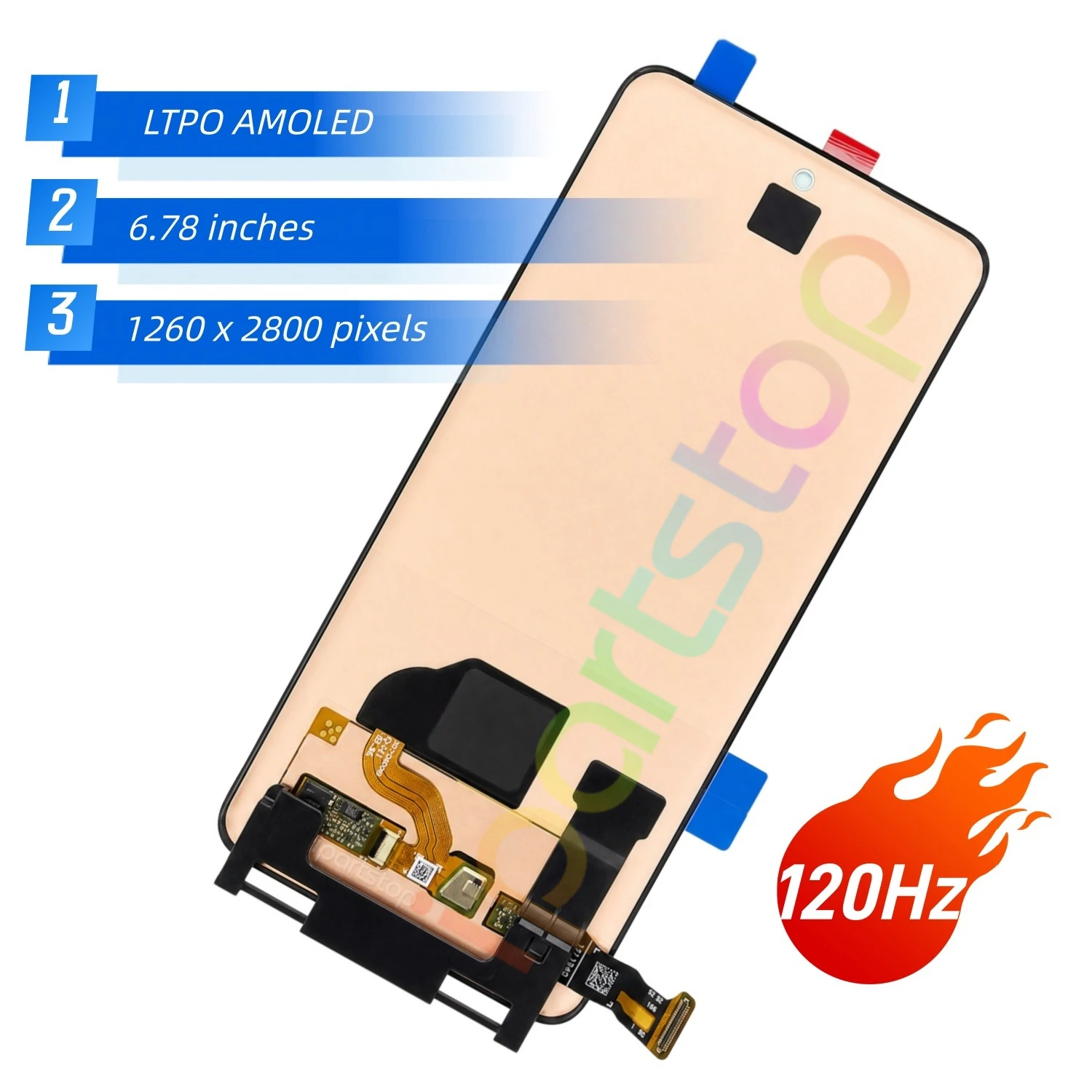 iParts Replacement New Display for vivo X200 Pro 5G V2413 V2405A V2405DA 120Hz LTPO AMOLED Touch Screen Digitizer Assembly OEM
