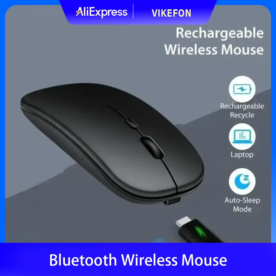 Wireless Rechargeable Gaming Mouse Portable Ergonomic Quiet And Magical Suitable For Portable Computers Tablets IPAD Phone