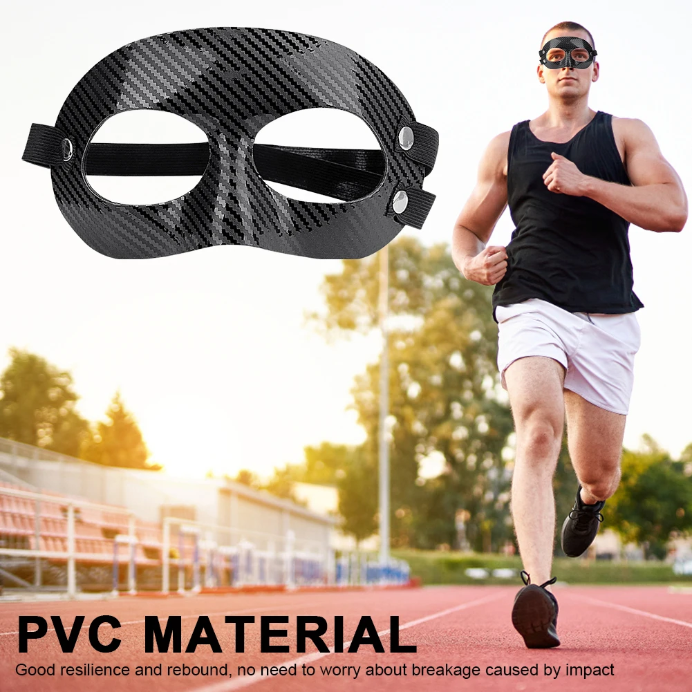 Half Face Sports Face Mask Shatterproof Basketball Nose Guard Protective Face Shield Adjustable for Softball Football Wrestling