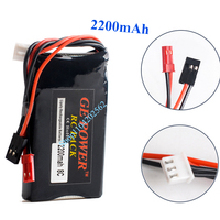 2S 6.6V 2200MAH 8C 3PK Lipo Battery For Futaba 14SG 18SZ 16SZ T8J Transmitter Li-Fe Remote Controller RC Drone Battery