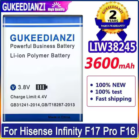 For Hisense Infinity F17 Pro F16 Lightweight 3600mAh Mobile Phone Battery Reliable Power Supply LIW38245