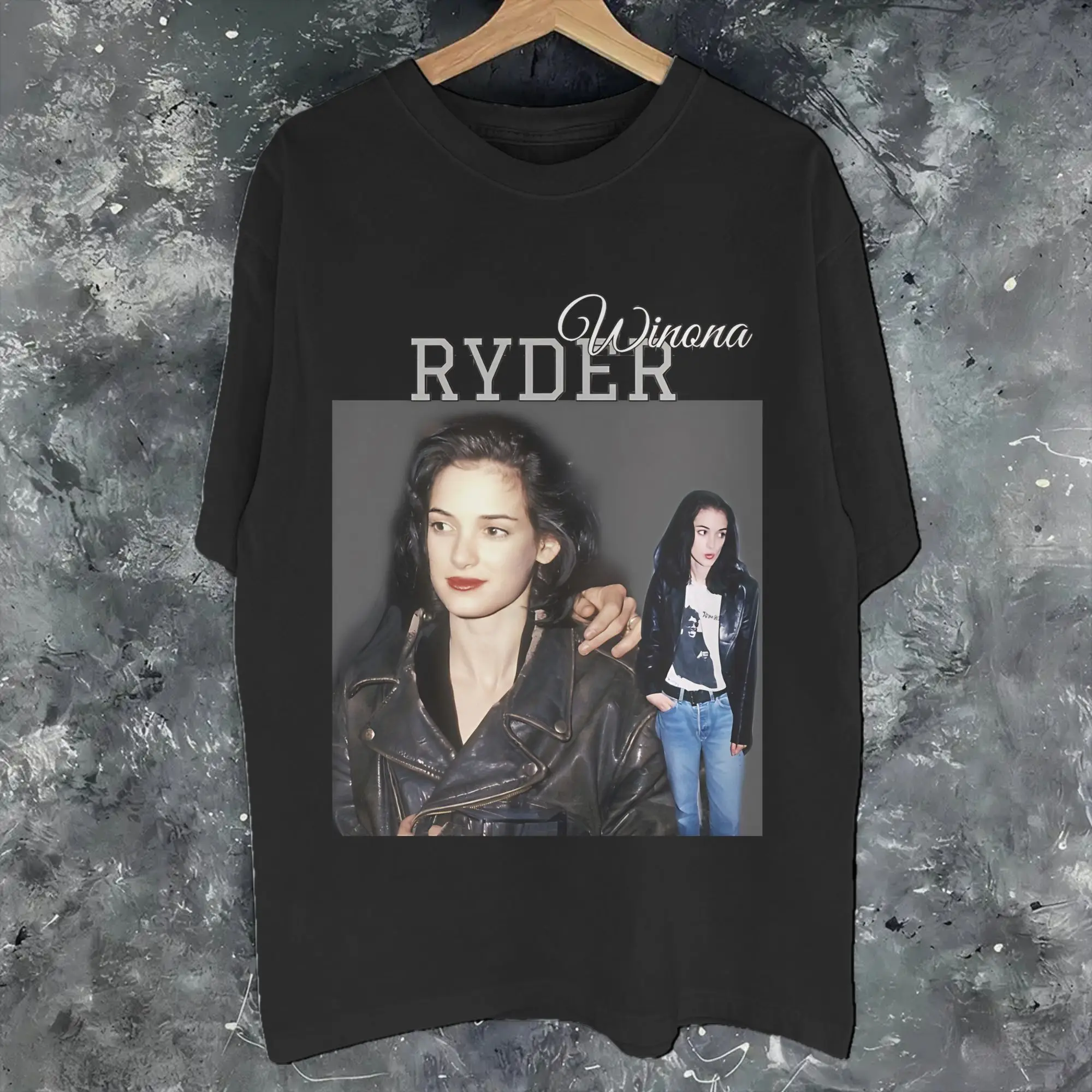 Winona Ryder  Tee Shirt for Men Women Graphic Printing T Shirts  Cotton Clothing