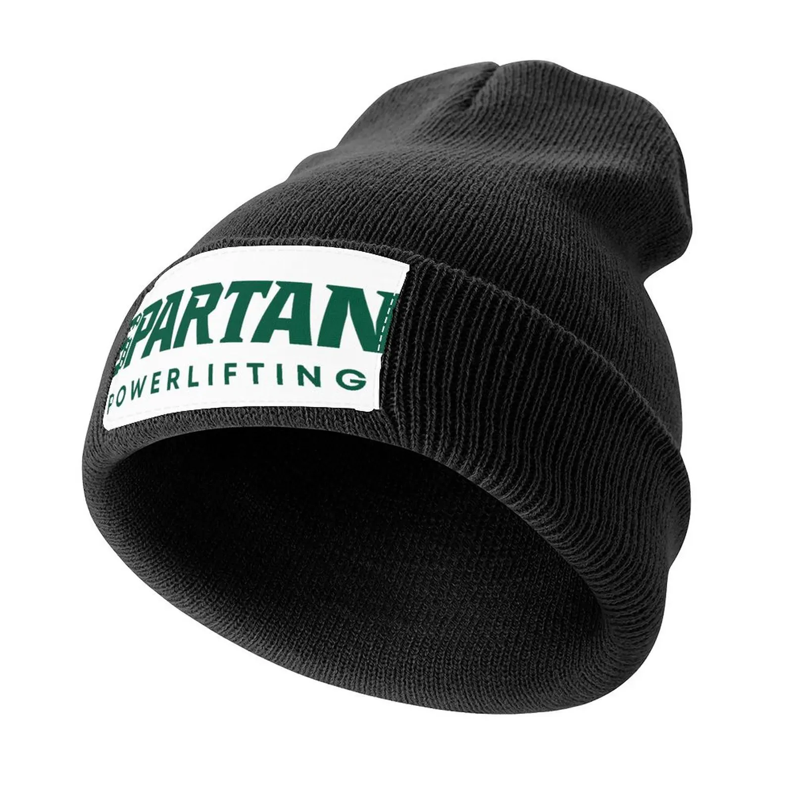 Spartan Powerlifting Classic Logo - Green Knitted Cap dad hat Fashion Beach Mens Tennis Women's