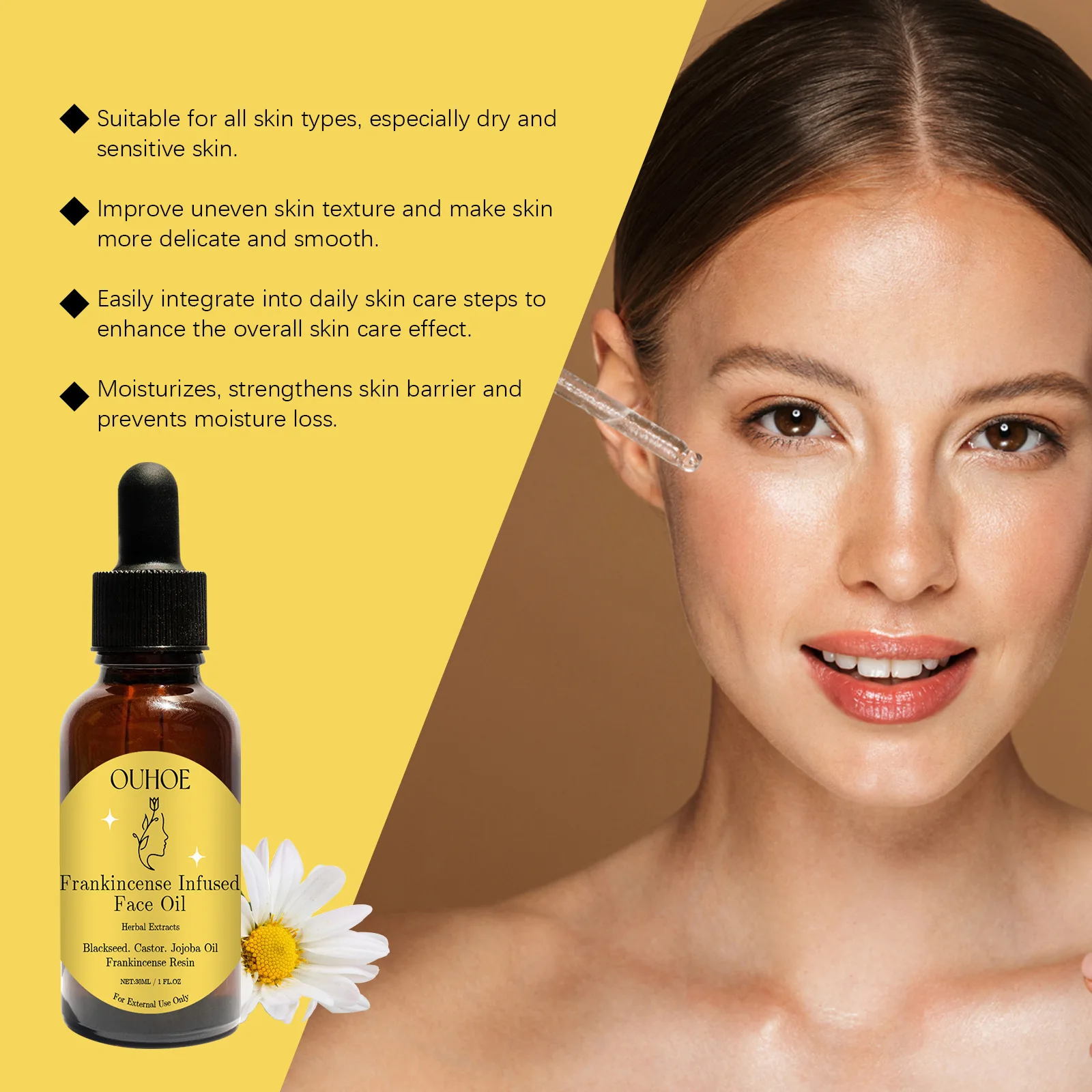 Frankincense Resin Oil Anti Wrinkle Aging Fine Lines Lifting Moisturizer Whitening Nourish Dry Skin Care Tightening Facial Serum