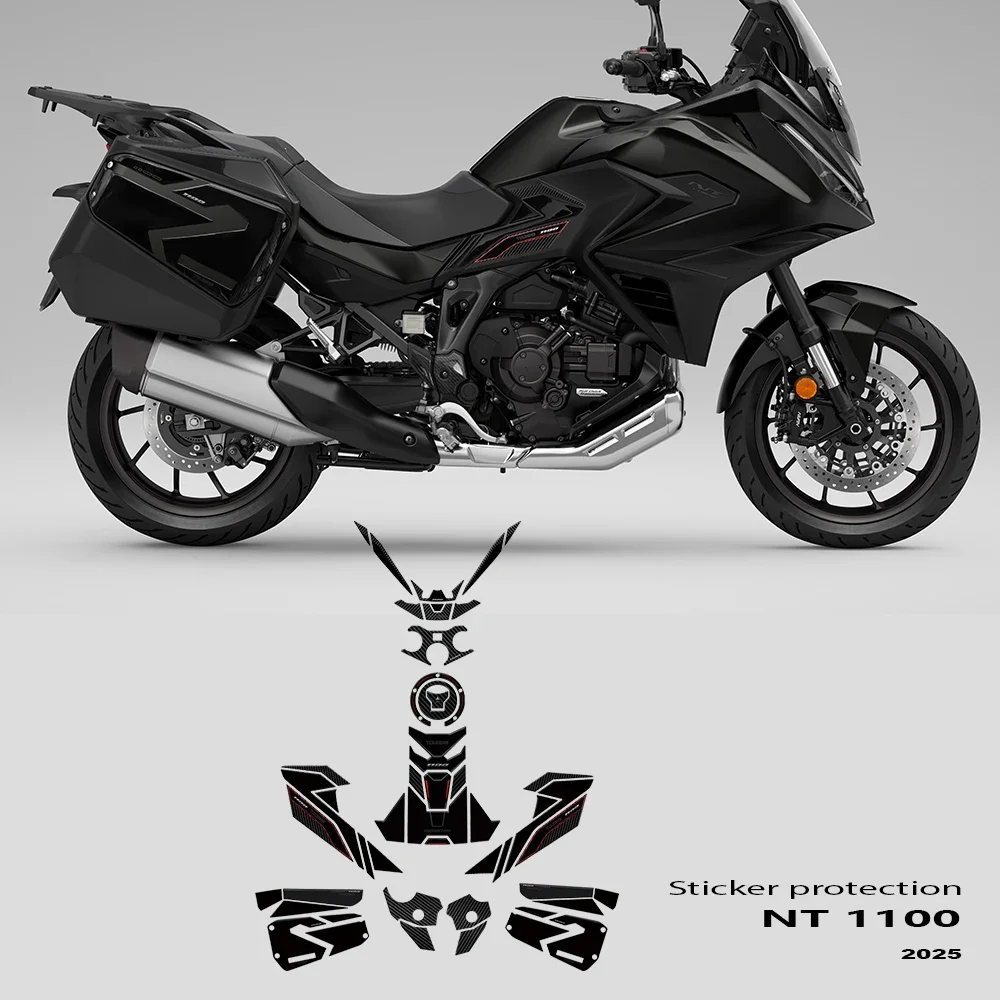 For NT1100 NT 1100 2025 2026 Motorcycle Accessories Fuel Cap Protection 3D Sticker Kit