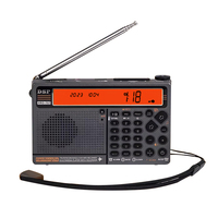 Hanrongda Hrd-757 Radio Fm Bluetooth All-Band Radio Fm Two Ips Screen With Card Aux In Plays Emergency Receiver Large Battery