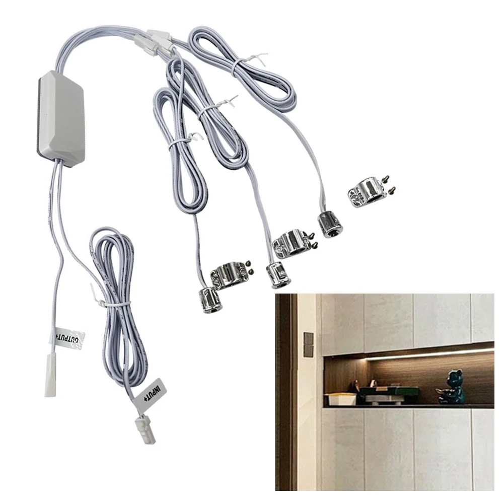 DC 12V-24V Cabinet Door Sensor Switch LED Light Control For Kitchen Wardrobe Automatic On Off Touch Sensor