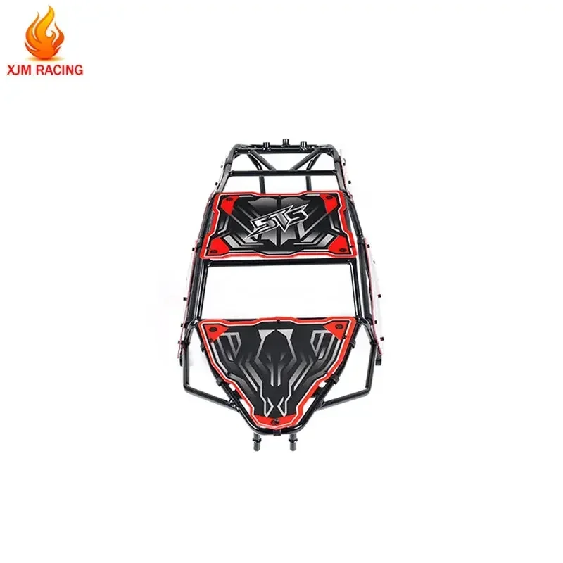 قفص معدني مع مجموعة شل السيارة لـ 1/5 Hpi Rofun Baha Rovan Km Mcd Baja 5TS قطع غيار شاحنات السيارات بجهاز التحكم عن بعد