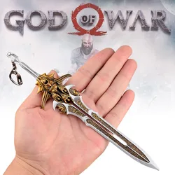 Mini God of War 4 Katana Metal Kratos Athena Sword Blade Olympus Ghost Leviathan Chaos AXE Real Japanese Katana Sabre Anime Toy