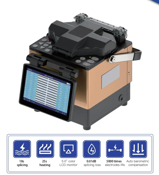 Ribbon fiber  fusion splicer  KL-400  ribbon fiber fusion splicer 18s splicing 25s heating