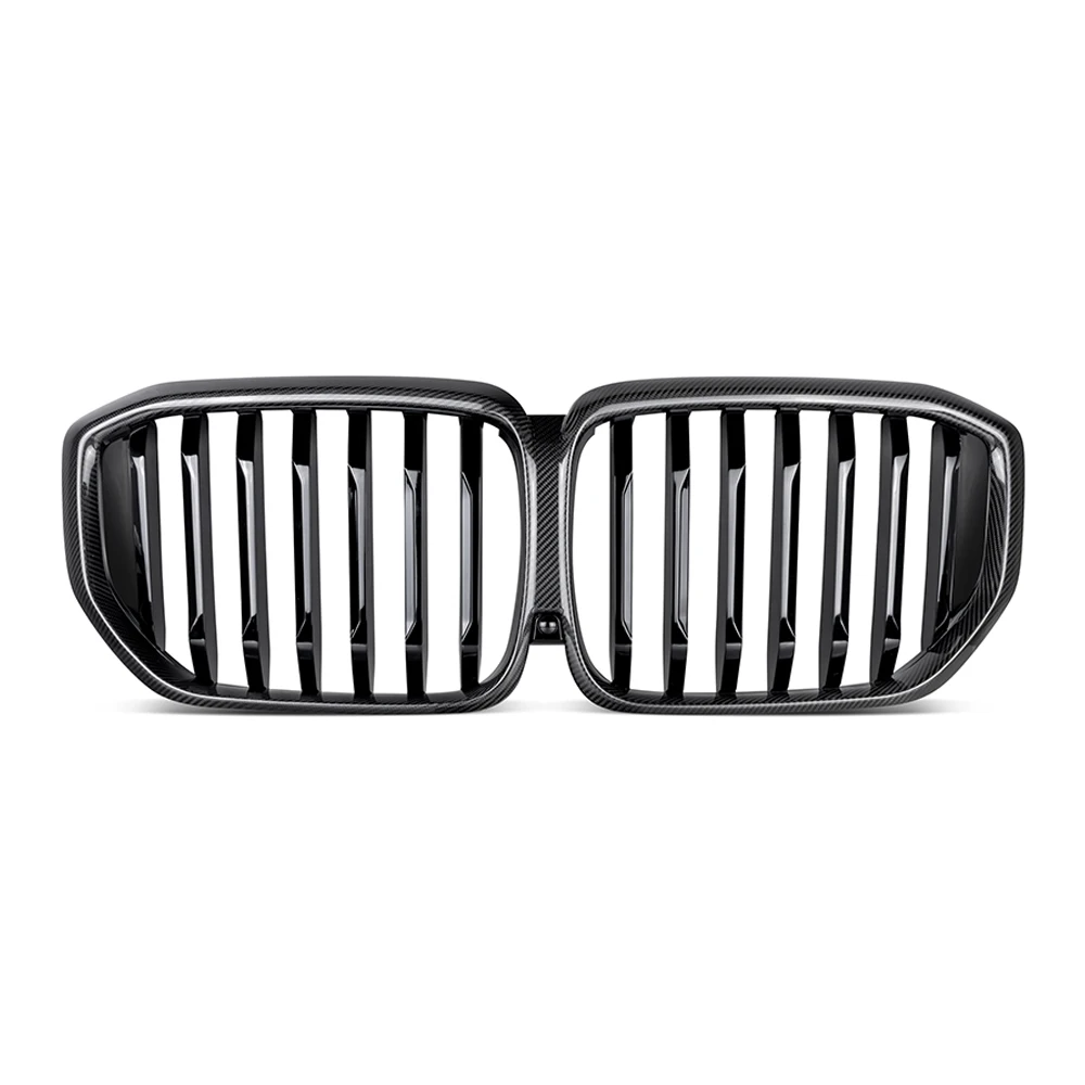 Hot Sale For G05 LCI  X5 G05 LCI Single Slat Prepreg Carbon Fiber Front Grill 2024+