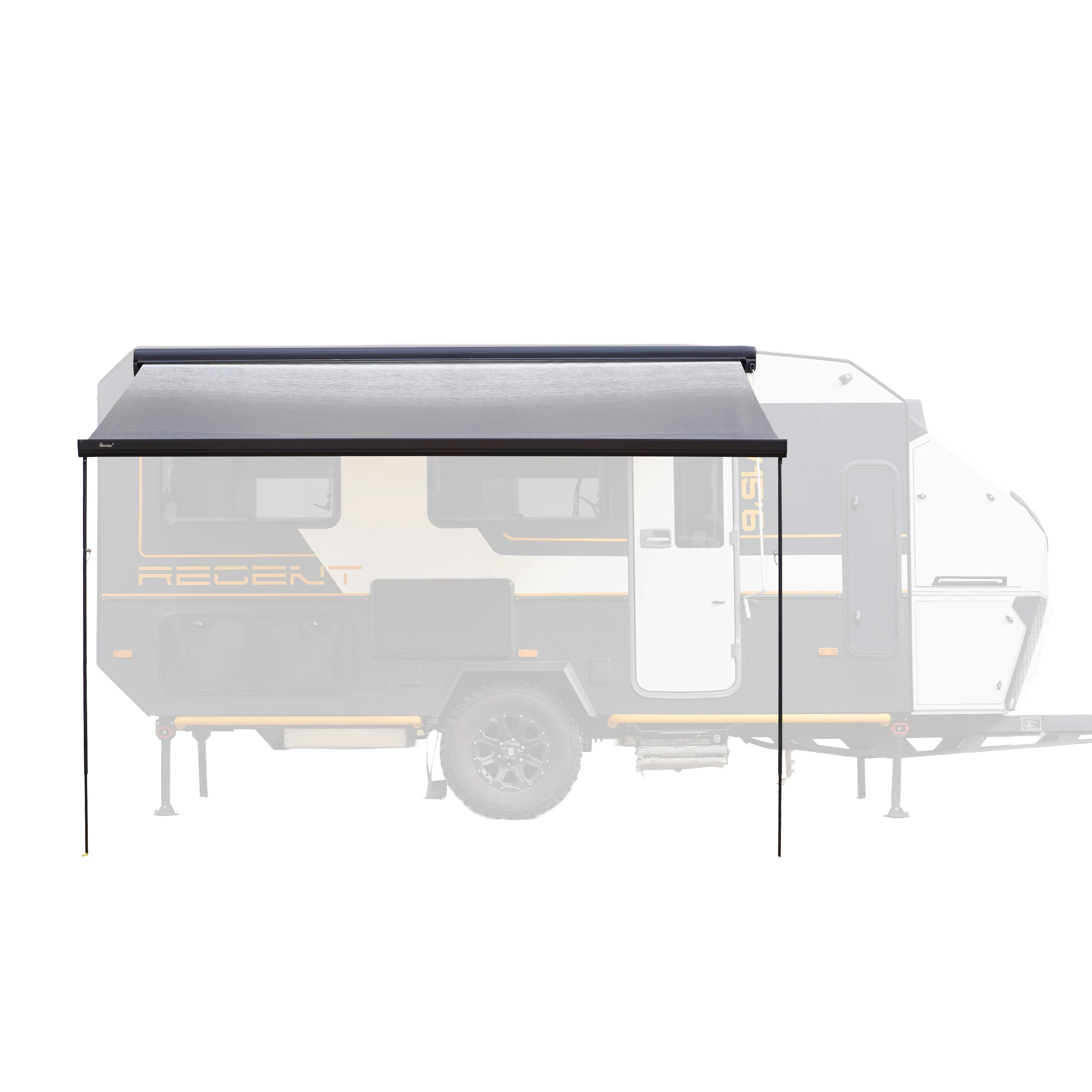 

W5500 Aluminum Cassette Direct Wall Mounted RV Camping Awning For Motorhome RV Camper Van