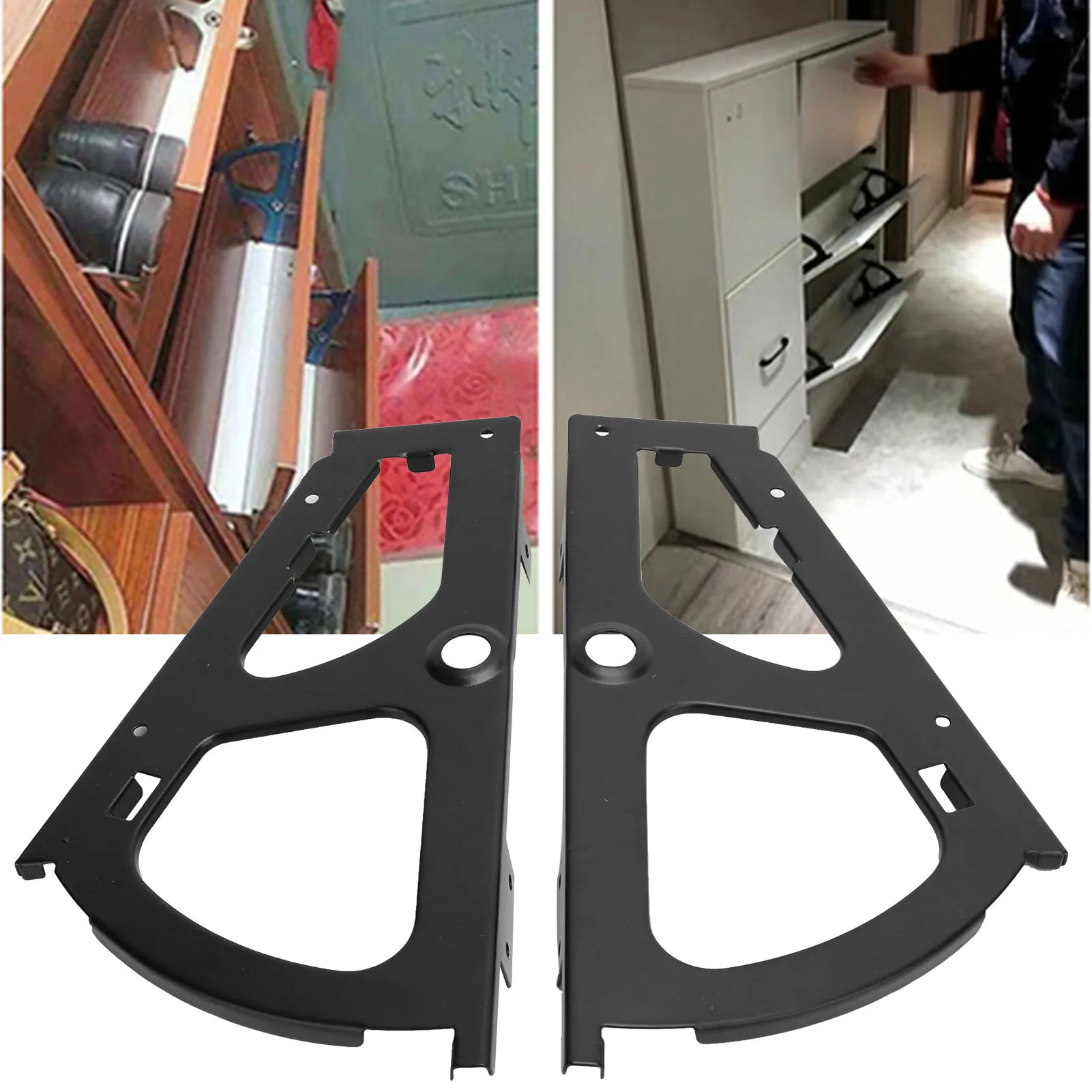 Shoes Cabinet Drawer Hinge Cold Rolled Steel Furniture Turning Rack Fittings Cabinet Rack Shoes Cabinet Turning Rack