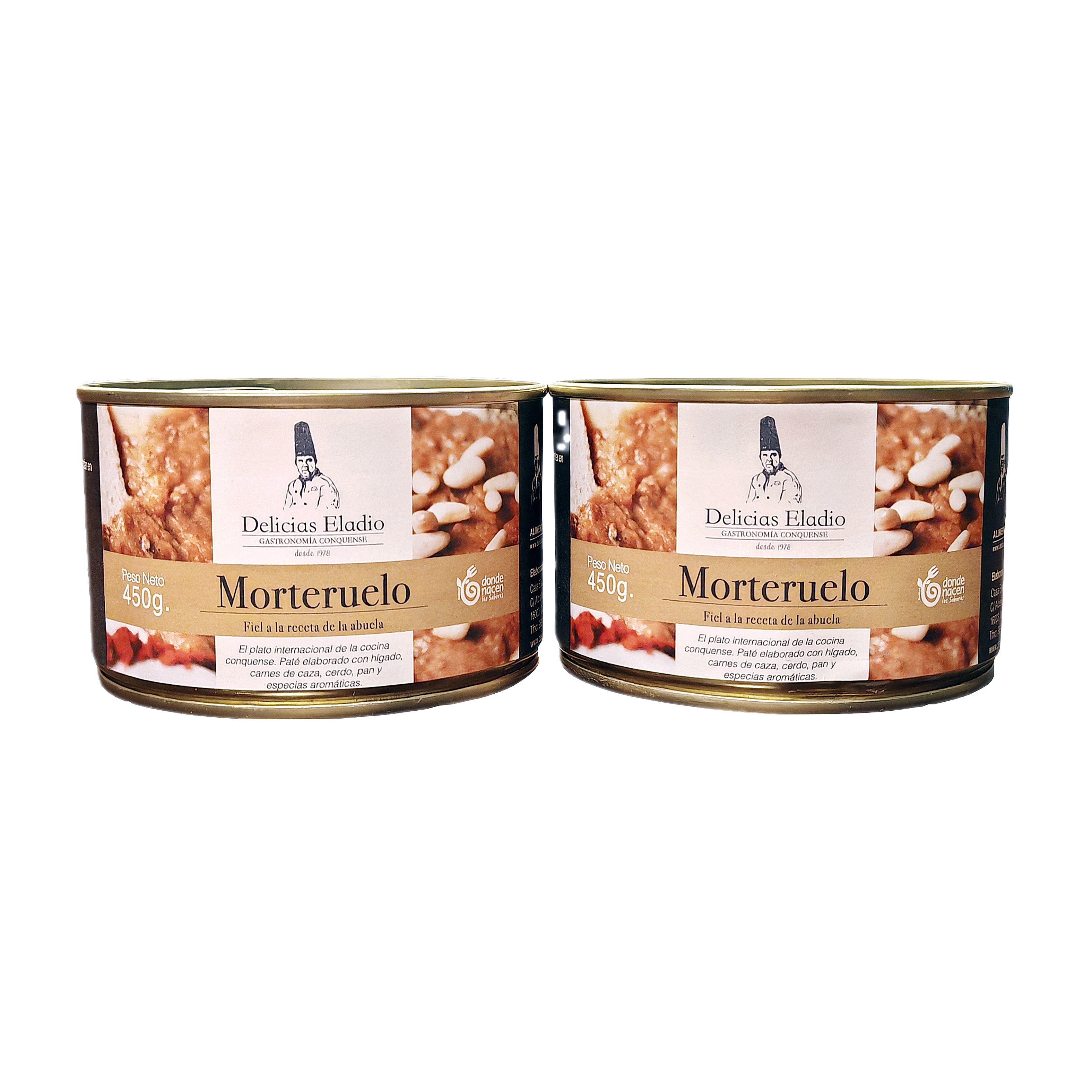 Morteruelo de Delicias de Eladio (Pack de 2 unidades)