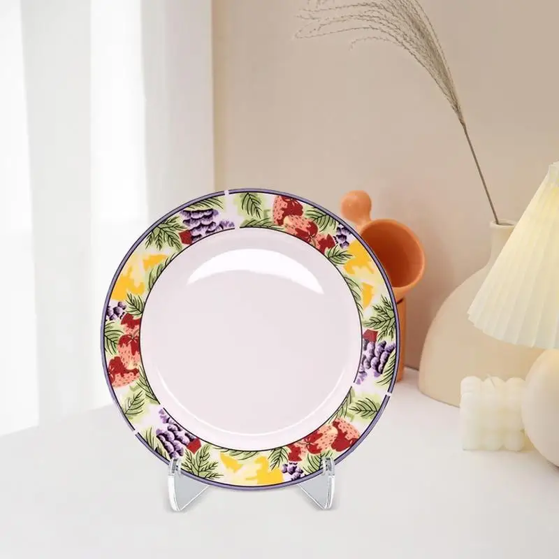 Акриловая подставка для дисплея, 2X прозрачный декоративный держатель для рамки, глубокая опорная выступка, подставка для рисования фотографий, для рабочего места