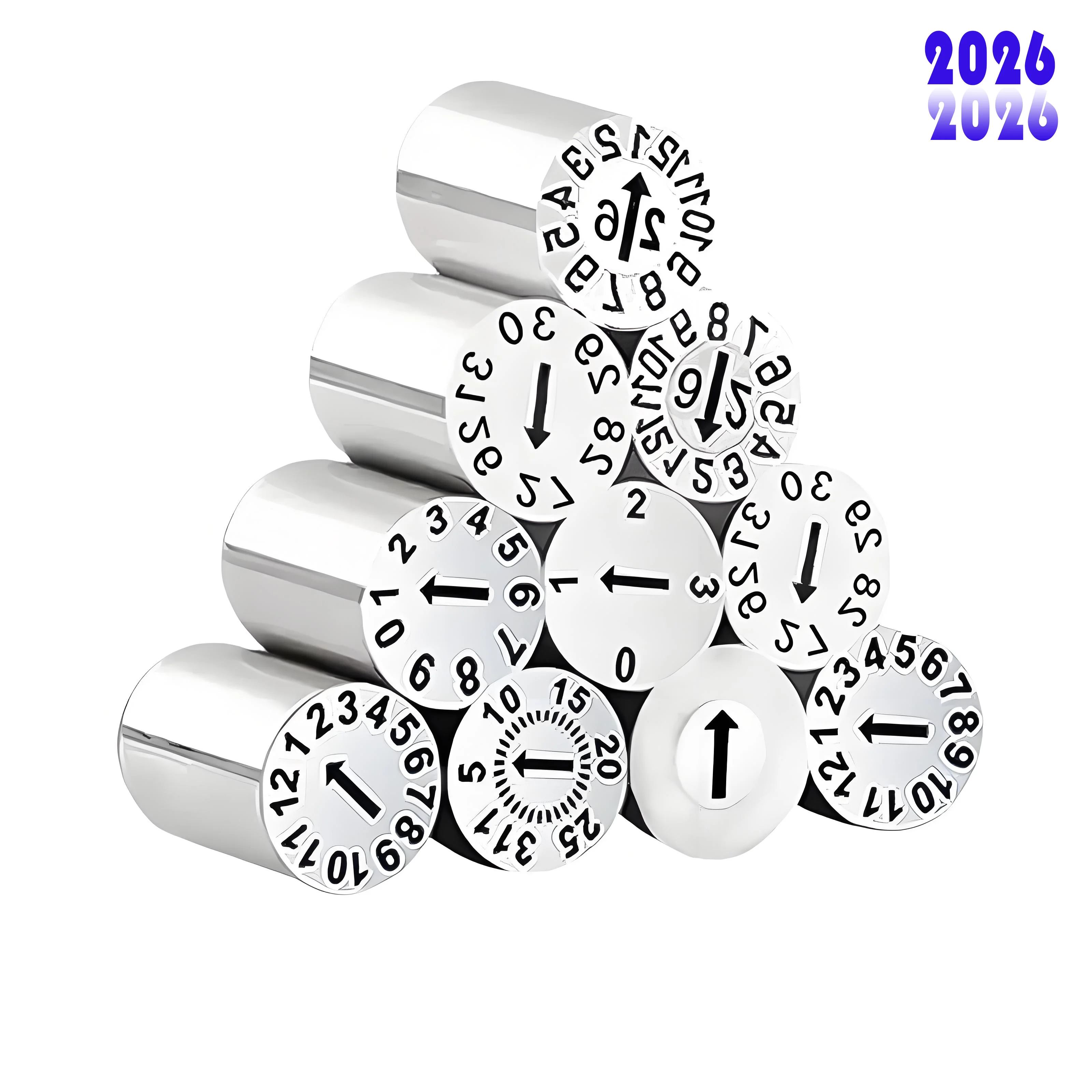 

2PCS/10PCS Industrial SUS420 Date Stamp Mold Accessories Date Code Inserts Non-Replaceable Core Date Marked Pins