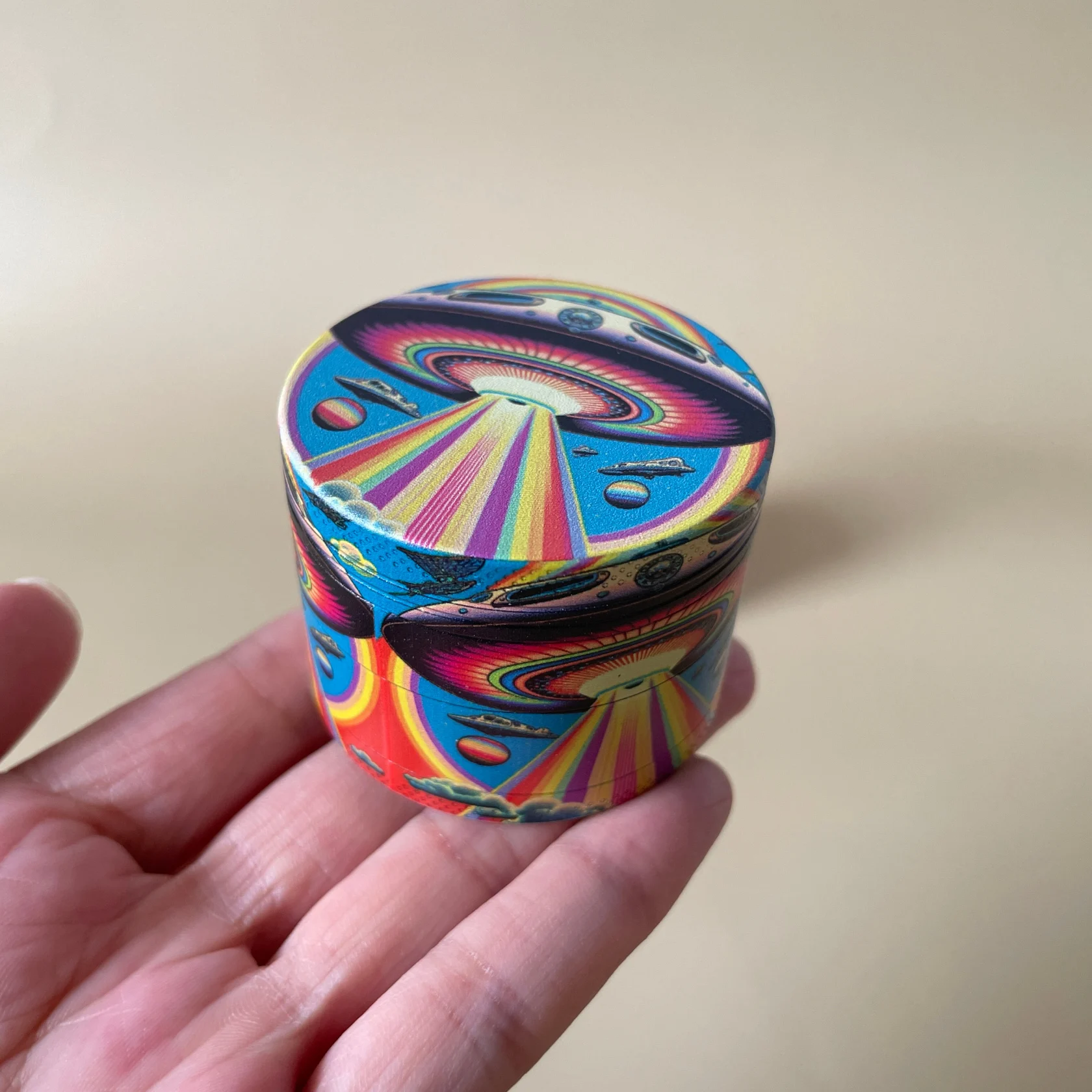 Spaceship and Astronaut Metal Herb Grinder 2inch/50mm