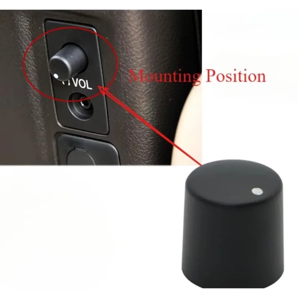 Headphone Port Knobs 2700 4000 Rear Volume Control Knob Dedicated for Toyota Prado 2010 2011 2012 2013 2014 2015 2016 2017-2020