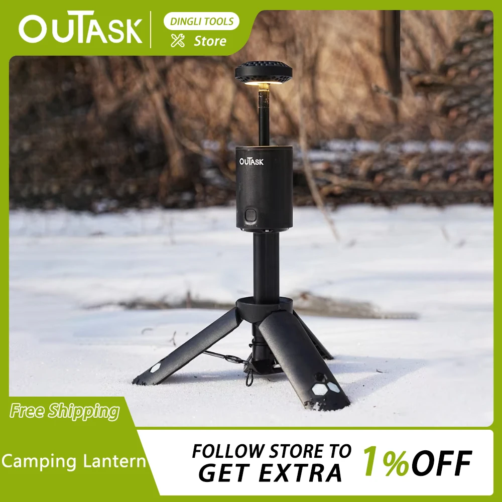 Outask Outdoor Telescopic Light Multi Functional Flashlight Live Streaming Customized Light Ultra Long Battery Life Camping