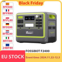 FOSSiBOT F2400 Portable Power Station, 2048Wh/640000mAh LiFePO4 Battery, 2400W(4600W Peak) Solar Generator, 16 Output Ports