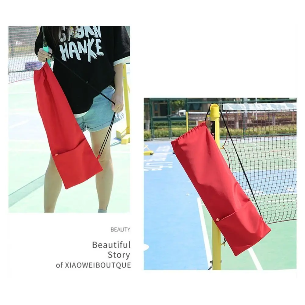 Waterproof Badminton Racket Bag Large Capacity Protective Cover Badminton Storage Bag Single Shoulder Thickened