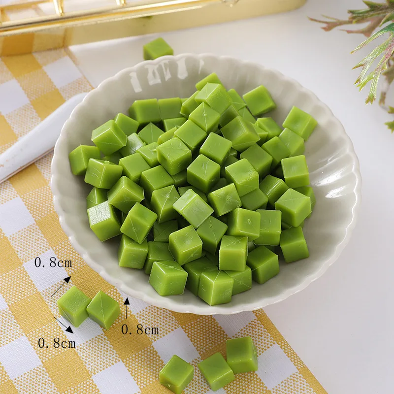 Simulation Obst geschnitten Chunking Modell gefälschte Mini Kokosnuss Apfel Birne Mango Scheiben Party Salat Modell DIY Kuchen Dekor Requisite 50 teil/los – Detail 11