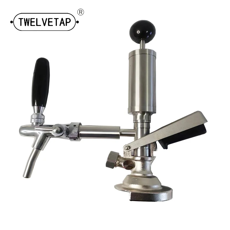 TWELVETAP-Portable Beer Keg Pump, Manual Pump Dispenser, Wine Beating Device, Party Club, Home Brewing Barrel Accessories