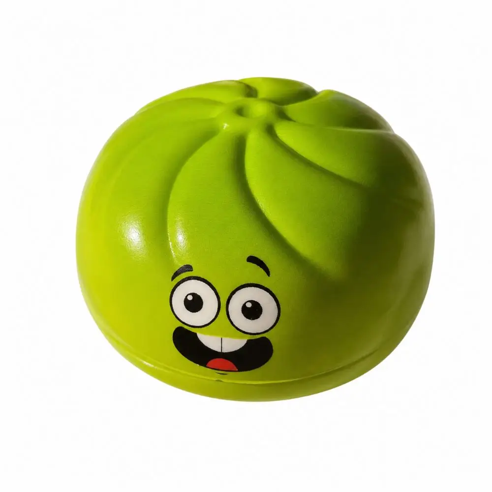 Slow Rebound Simulation Dumpling Squeeze Toy Cartoon Anti-stress Mochi Squish Foam Toy Soft Release Anxiety Toys School Use